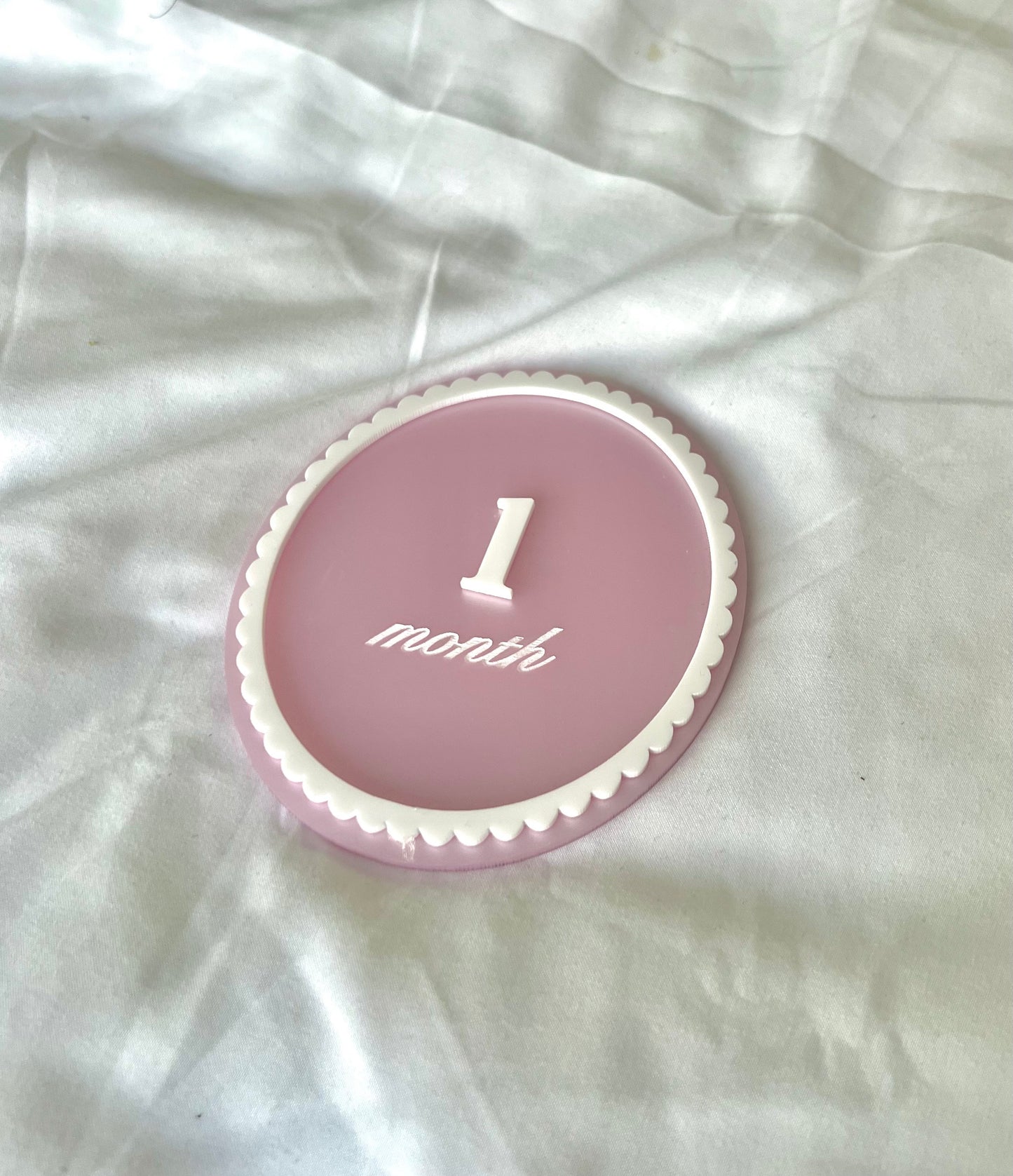 Baby milestone plaques + custom name announcement plaque